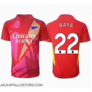 Arsenal David Raya #22 Maalivahti Vieraspaita 2024-25 Lyhythihainen
